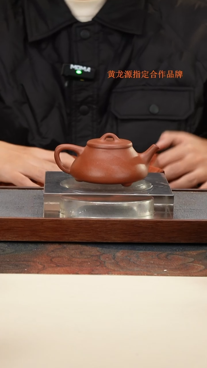 茶壶紫砂 士恒石瓢 头曹清紫泥 150cc 网孔