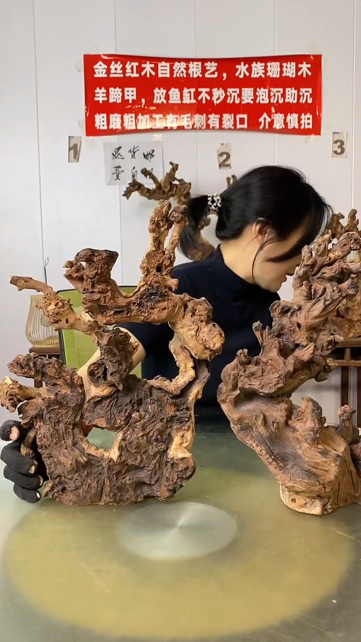 香榧木源***艺金丝红木 羊蹄甲2