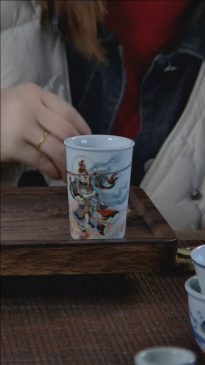 【闪购商品】折葵非器手工手绘孙悟空杯2