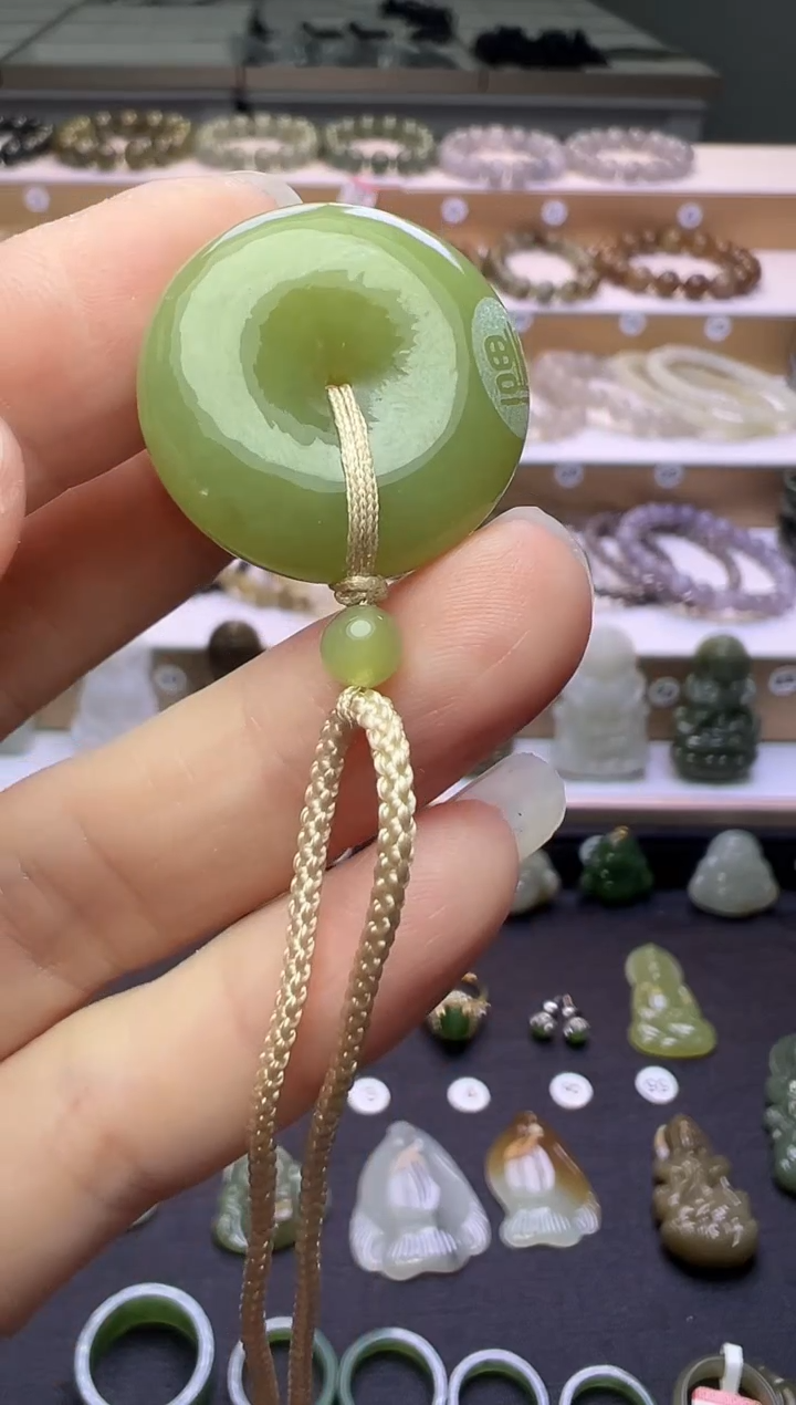 颈饰未镶嵌和田玉192号链接微包容约卡25*7