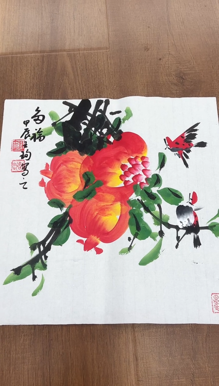 国画老师/国画作品/纯手绘