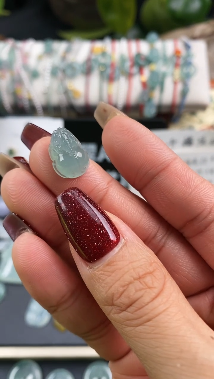 【闪购商品】翡翠裸石188貔貅~默认裸石发货