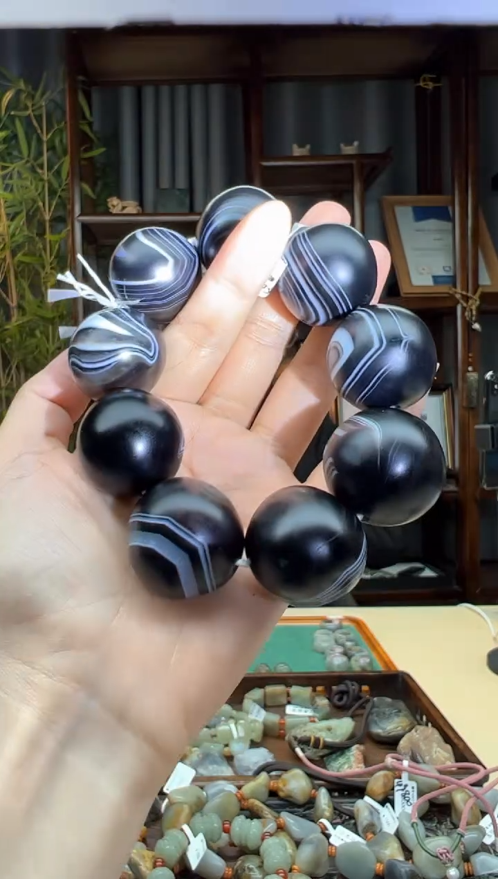 【闪购商品】南红玛瑙颈饰未镶嵌手串卡30