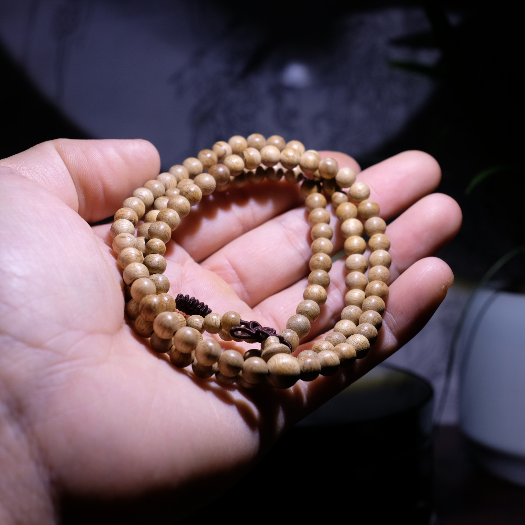 马尼劳沉香6mm手串108粒佛珠