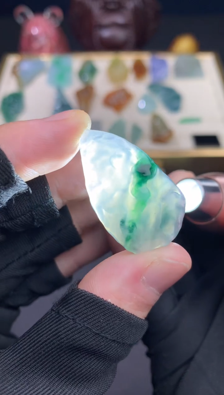 未镶嵌定制翡翠天然翡翠裸石