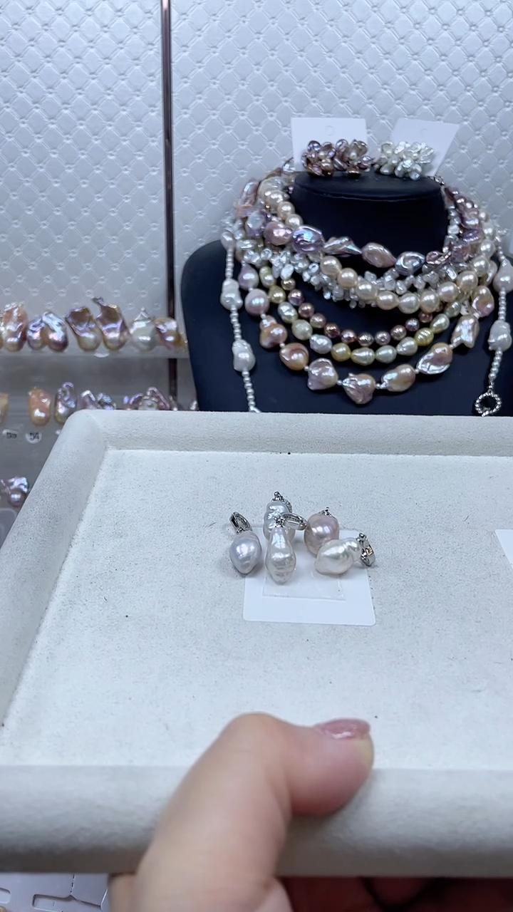 未镶嵌吊坠淡水珍珠【纯恬饰品】（多样性发货发一）