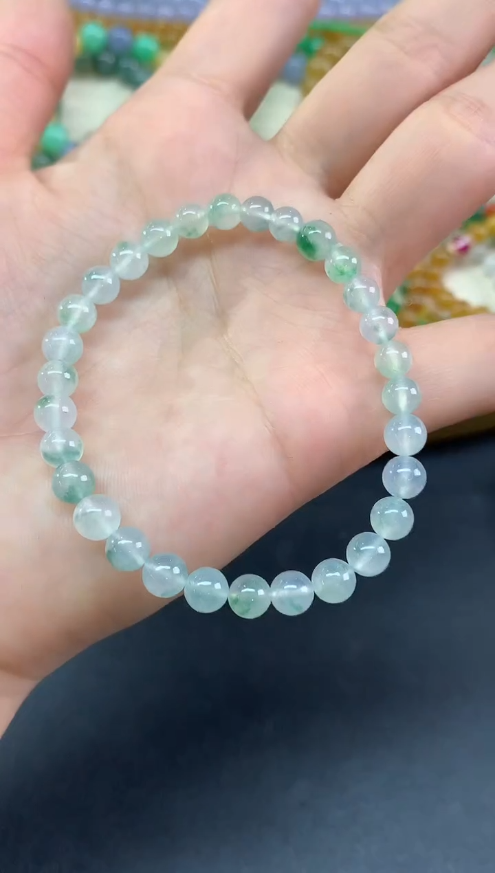 未镶嵌手串翡翠手串|7800
