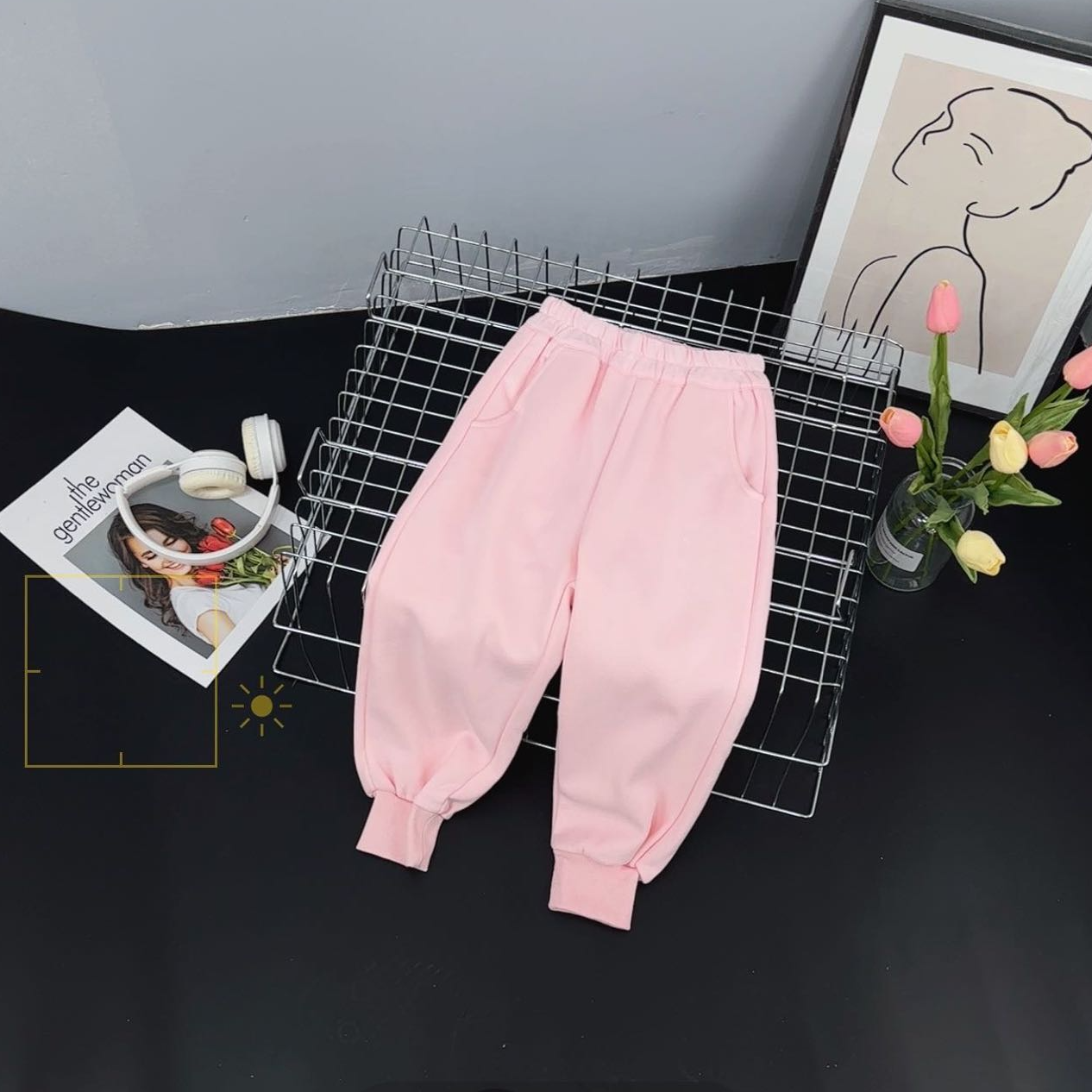 3017高端专享秋冬加绒裤子粉色