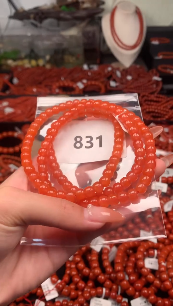 【闪购商品】南红玛瑙手串未镶嵌831-7mm