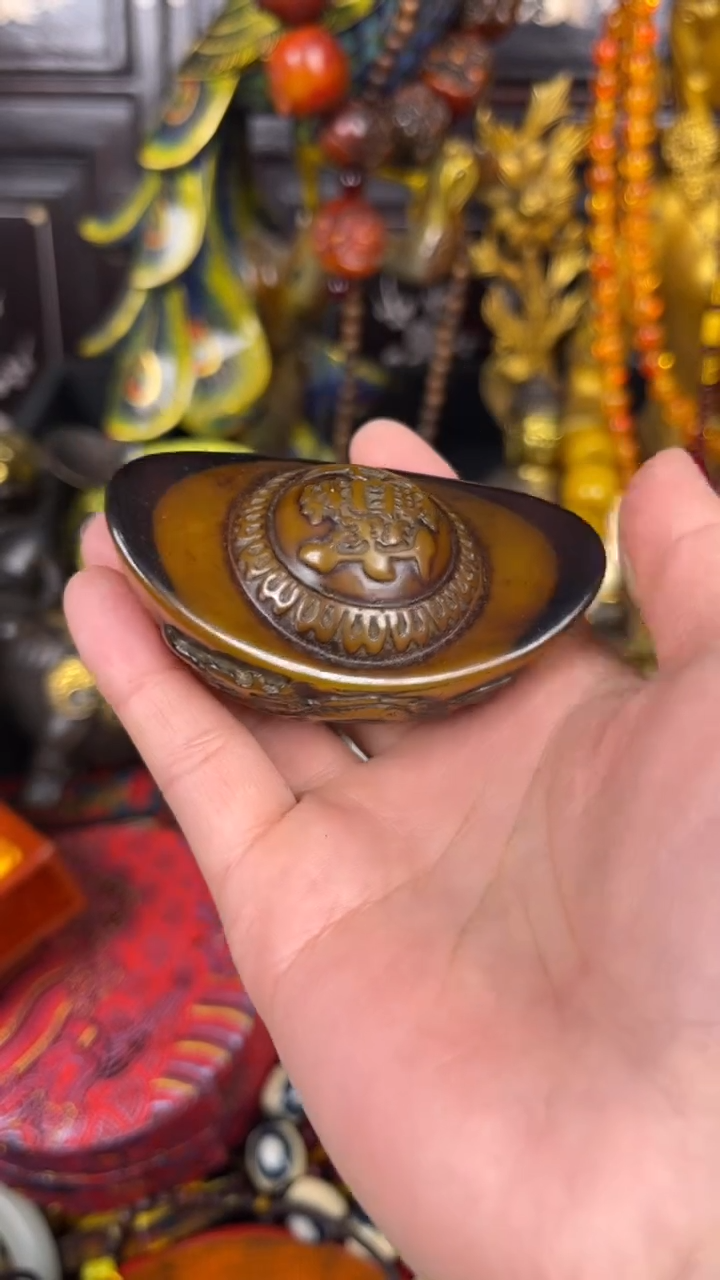 【闪购商品】蜜蜡手链未镶嵌元宝