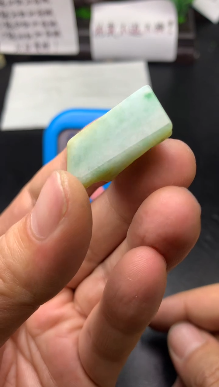 颈饰未镶嵌翡翠李*，料子