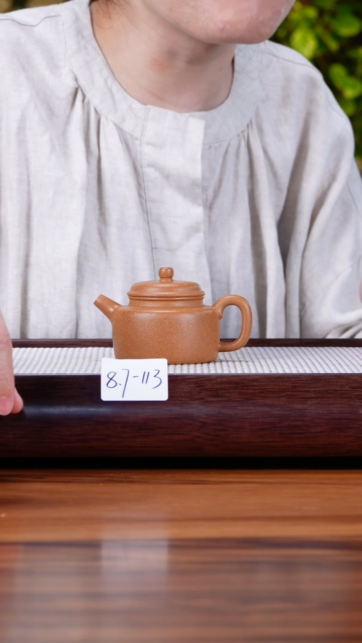 茶壶紫砂8.7-113老段泥 德钟100