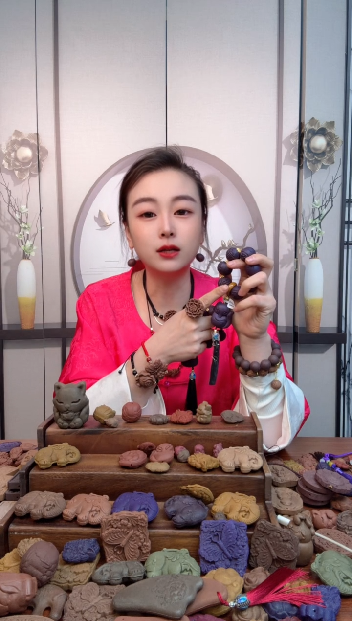 【闪购商品】泥塑九紫福禄寿喜财手捻设计款