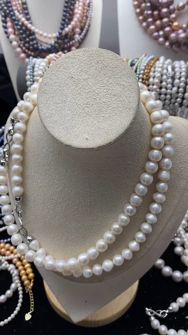 淡水珍珠未镶嵌项链1