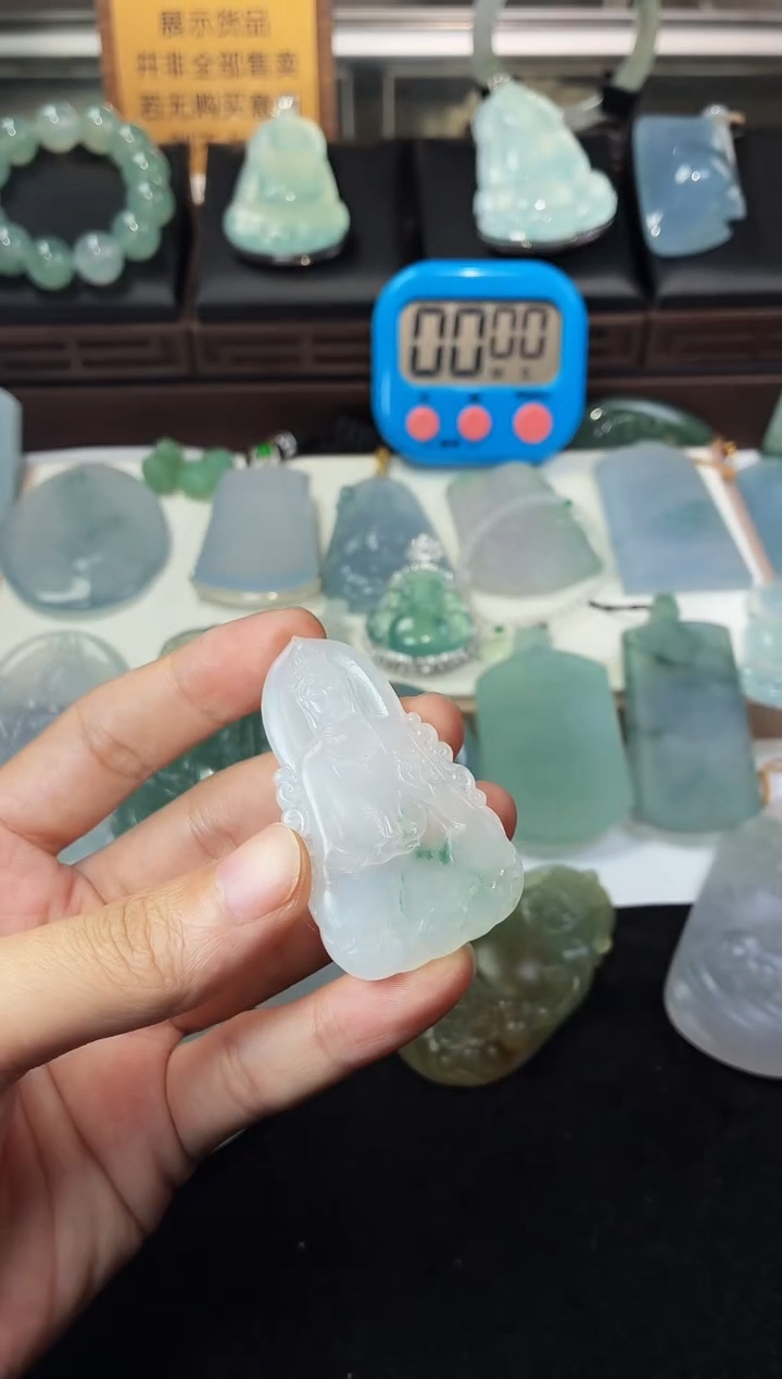 未镶嵌定制翡翠停6960毛货不退不换