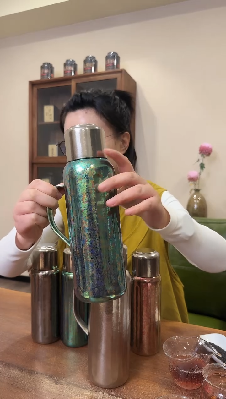 800毫升纯钛新款绿色