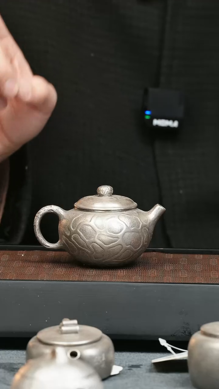 【闪购商品】紫砂茶壶五堂 银彩-抱朴120cc