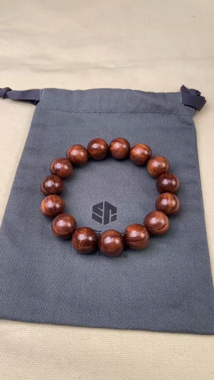 【闪购商品】黄花梨/降香黄檀手串/手链黄花梨 1.5 