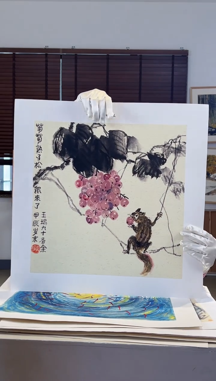 【闪购商品】版画限量亲签盖章版画S