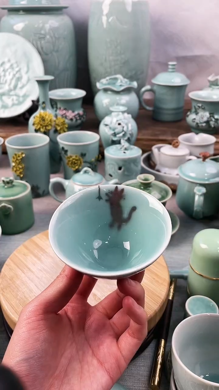 【闪购商品】特价 微瑕 慧仙青瓷