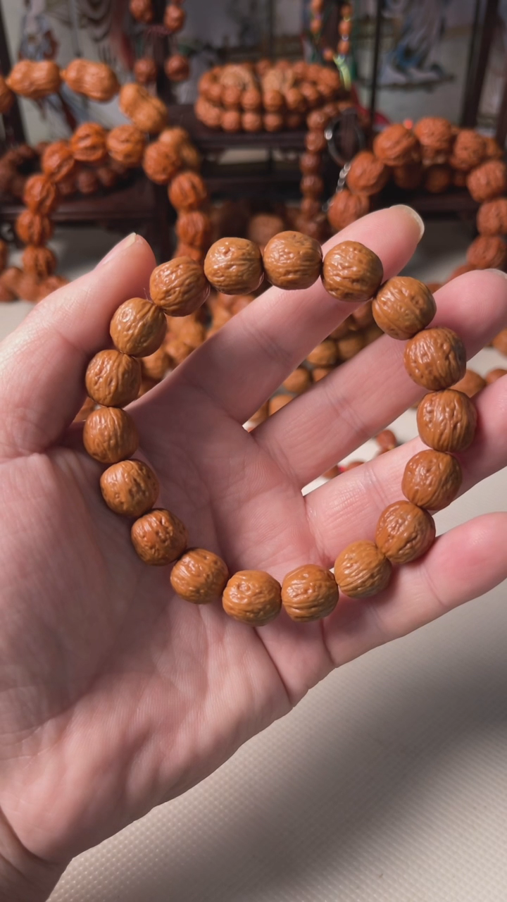 【闪购商品】文玩核桃手串小核桃