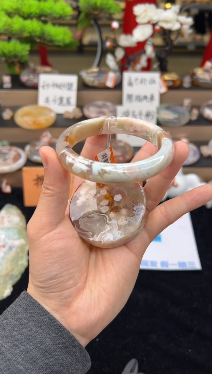 【闪购商品】石英质玉手镯未镶嵌59圈口（赠送镯心）622289