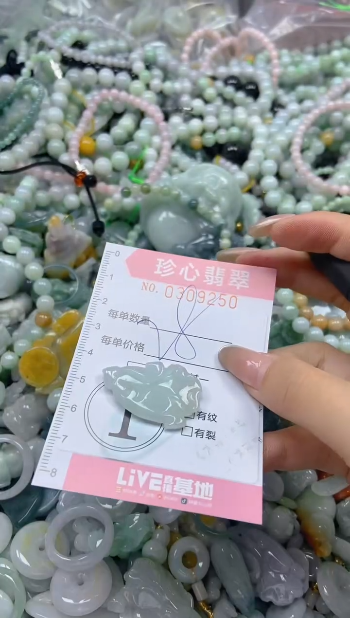 翡翠未镶嵌颈饰闪购0309250
