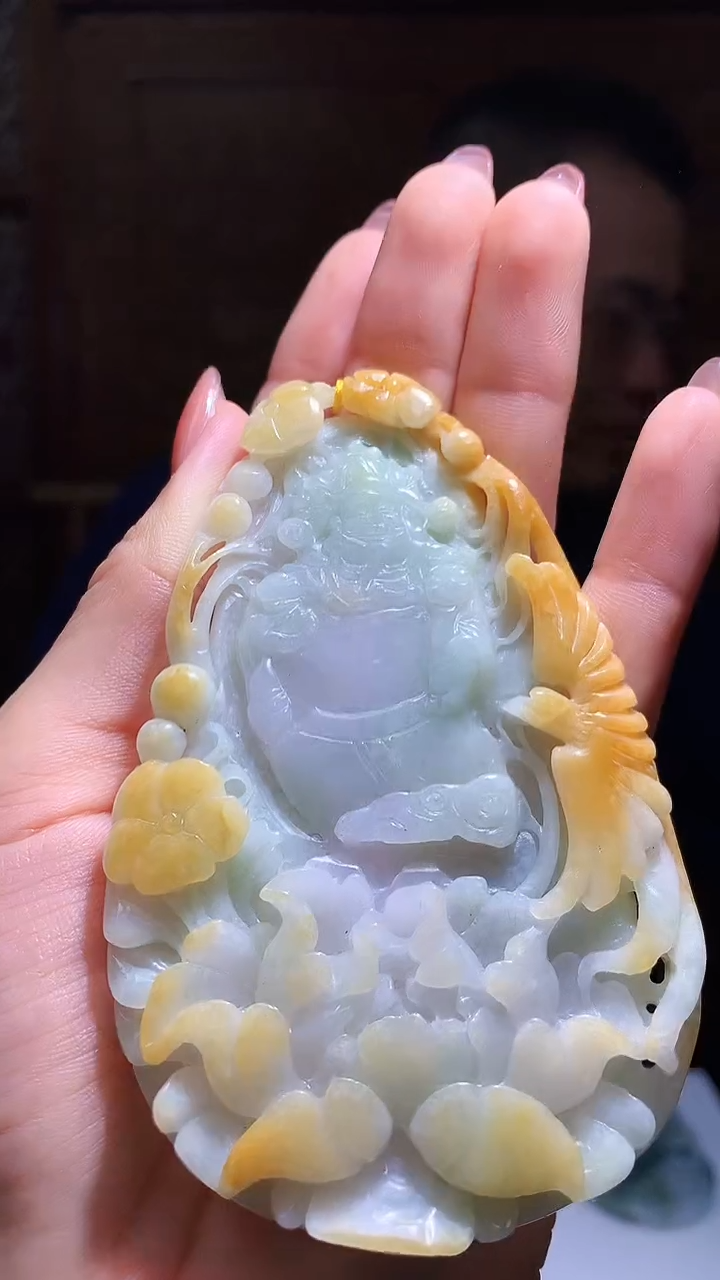 【闪购商品】定制翡翠未镶嵌1060hm-毛货挂件