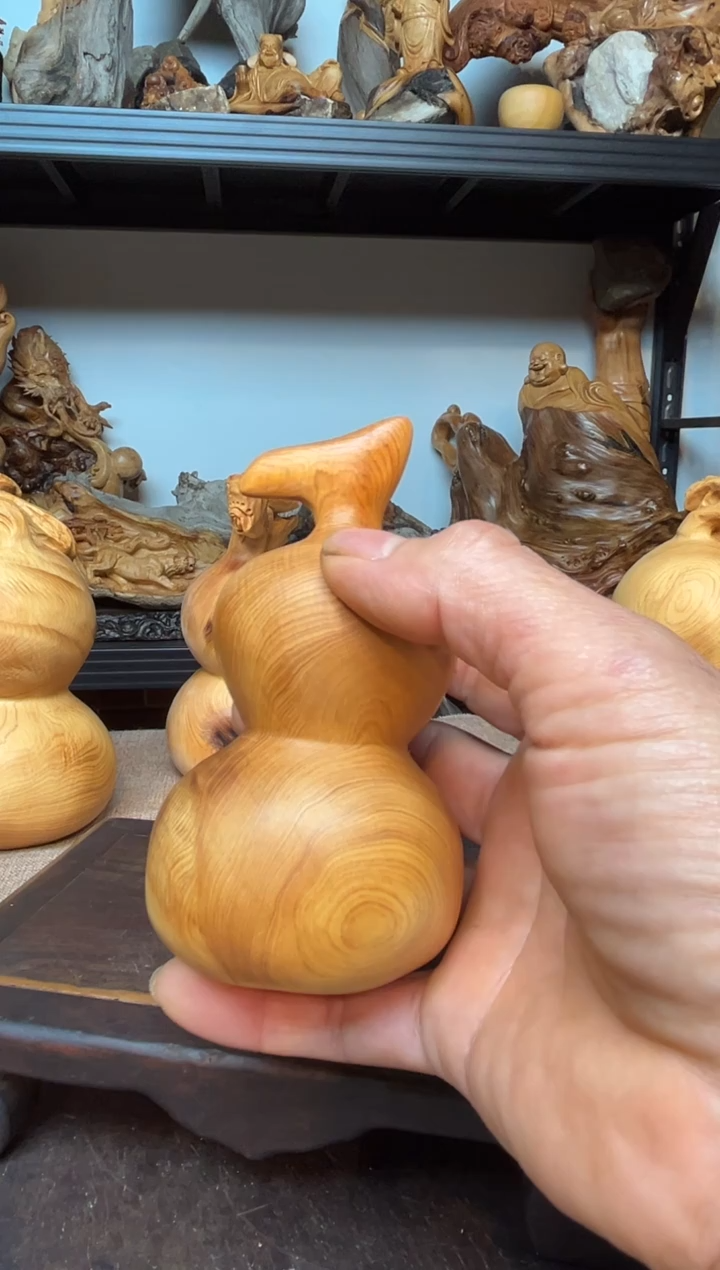 柏木（崖柏）五**套崖柏雕刻件