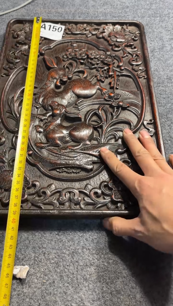 【闪购商品】花梨木类拆件雕刻板 以直播间截图为准A150