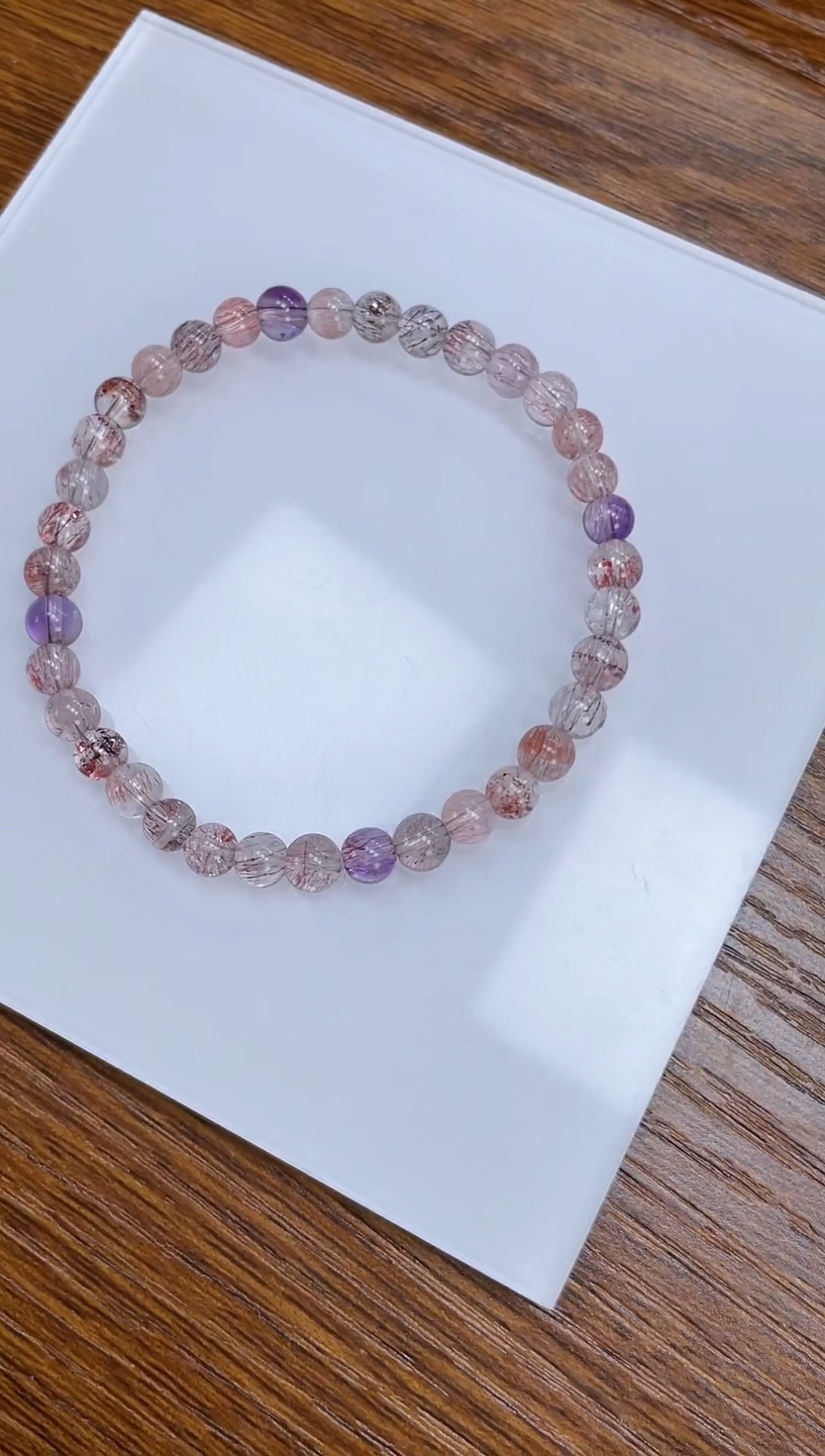 【闪购商品】水晶手链未镶嵌天然超七5mm多样性发一