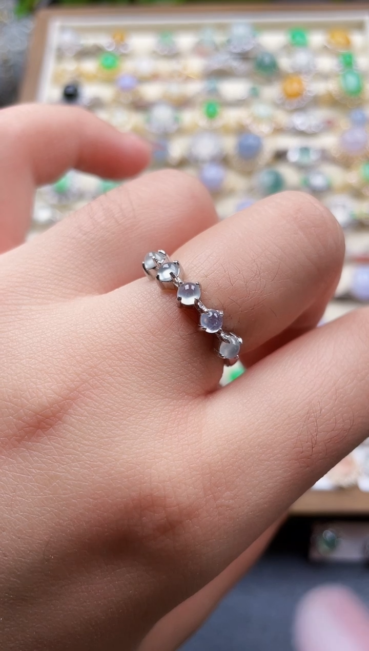 银S925镶嵌戒指翡翠53