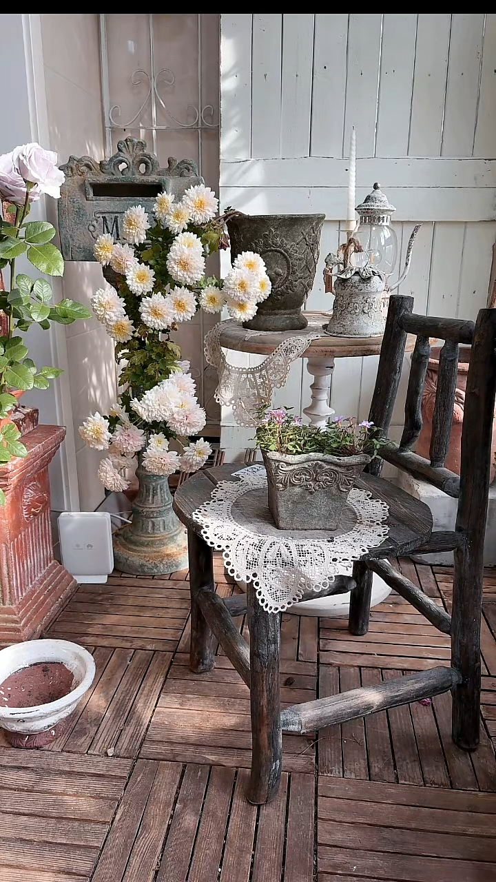 复古绿方口小花盆仙客来角堇花盆