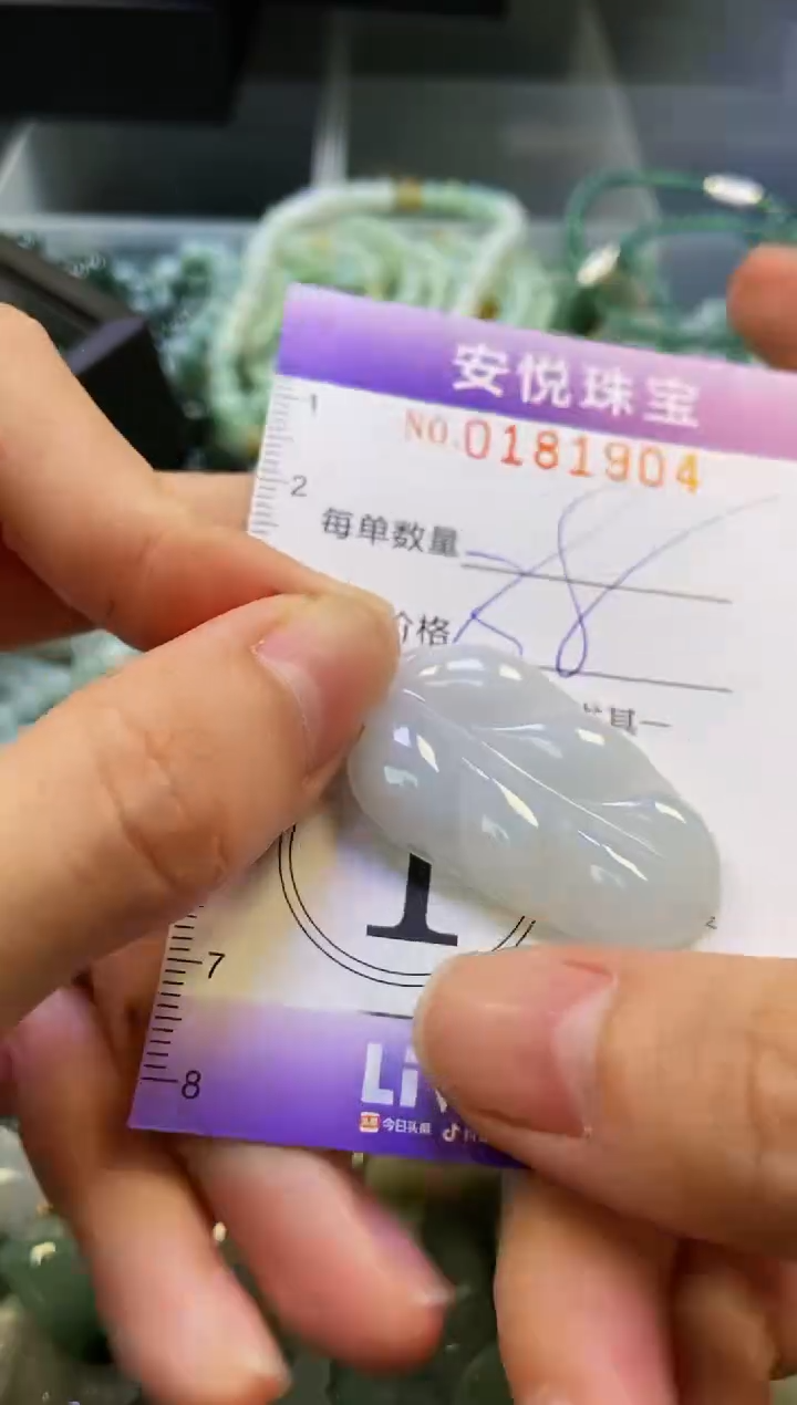 翡翠未镶嵌颈饰闪购0181904