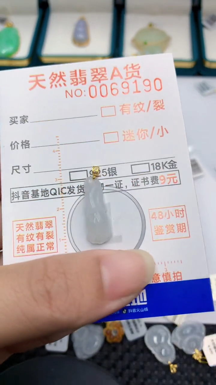 【闪购商品】翡翠颈饰18K金镶嵌            8
