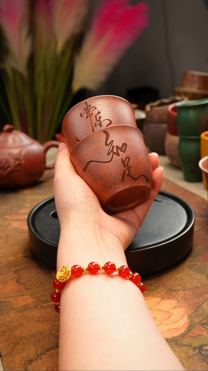 茶杯紫砂宜兴原矿紫砂茶具