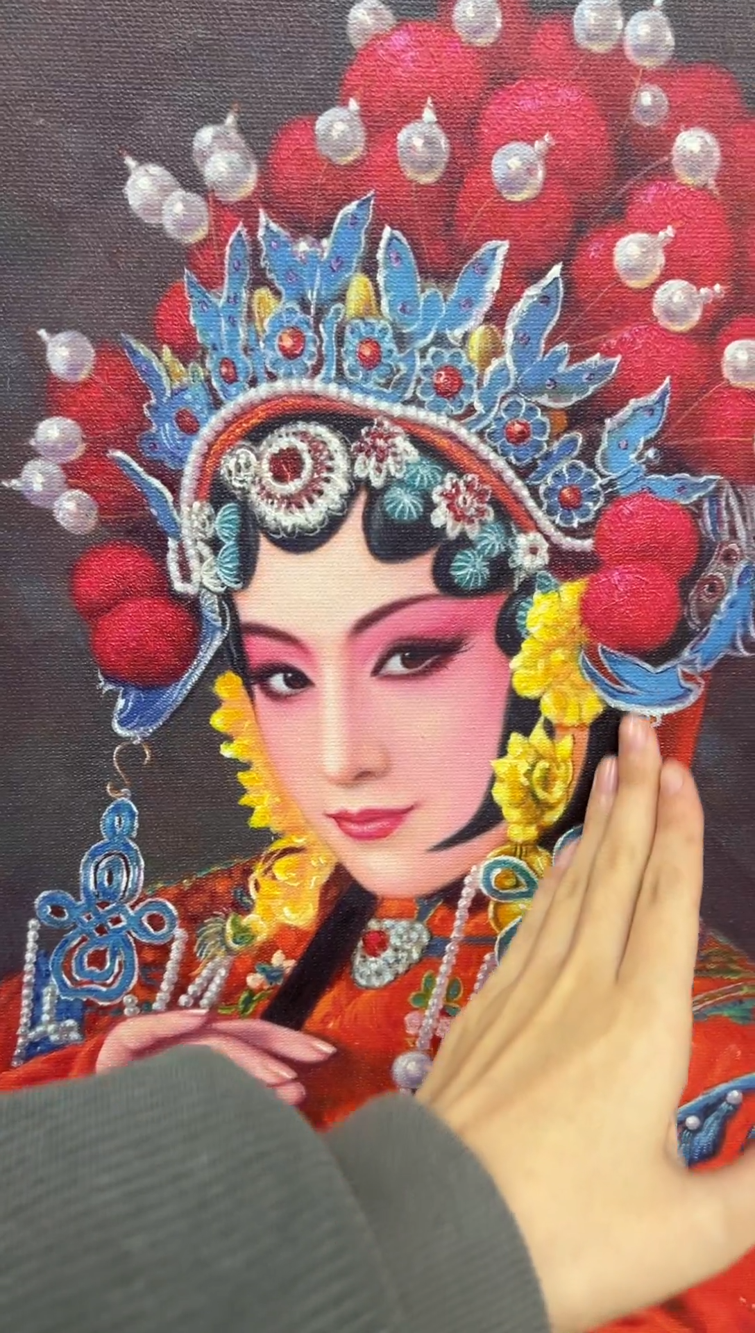 【闪购商品】书法【张俊龙】虞姬带框50*70