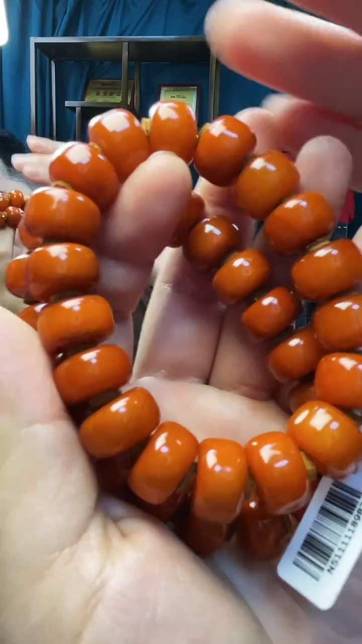 手串琥珀未镶嵌蜜蜡老型手串（多样性发其一）