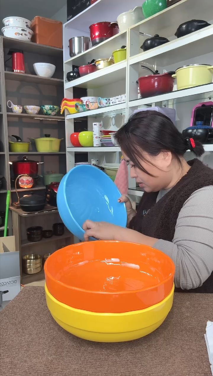 丽*贝壳盆蓝色（微瑕）