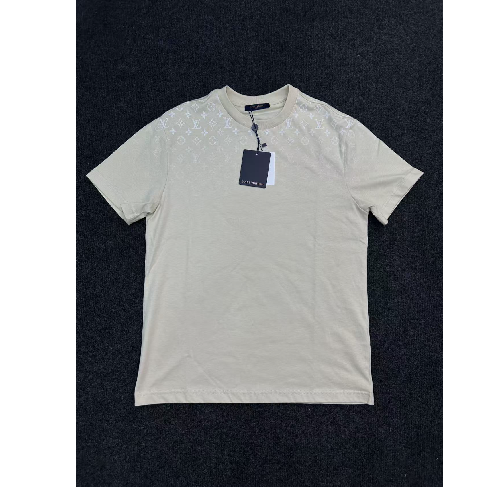 LouisVuitton/路易威登男士夏季渐变花纹圆领短袖