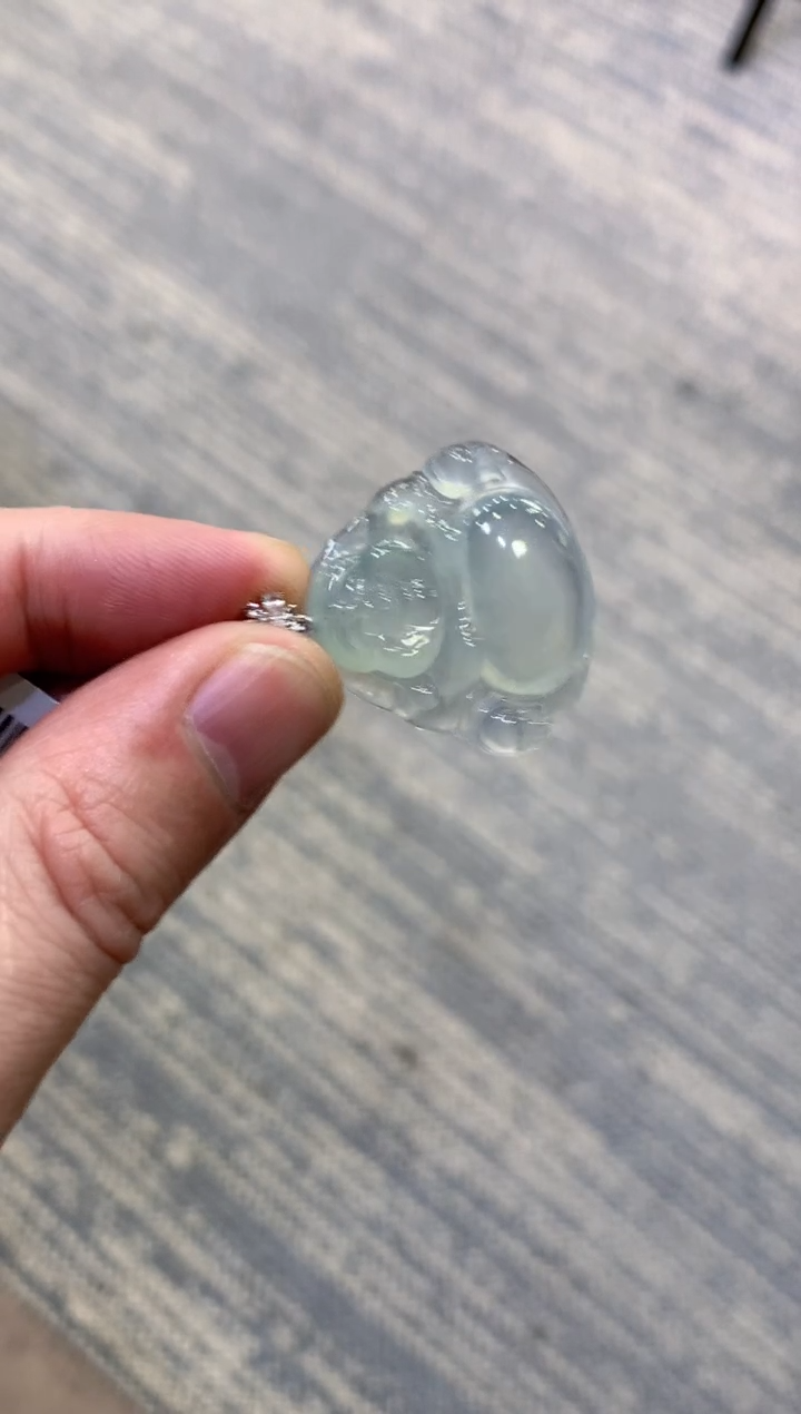 颈饰未镶嵌翡翠天然A货翡翠