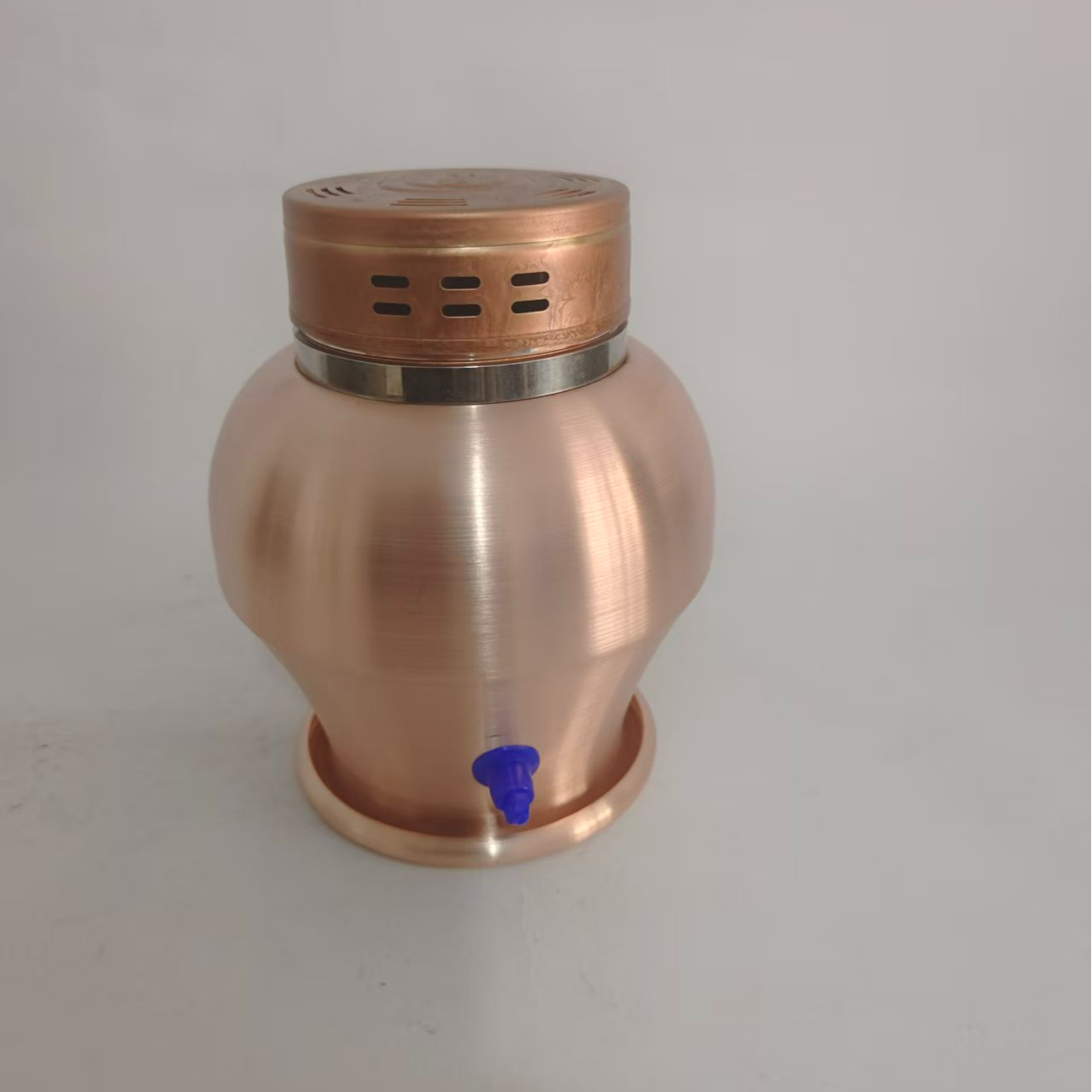 10厘米特二号抽气艾灸罐通熨宝紫铜罐