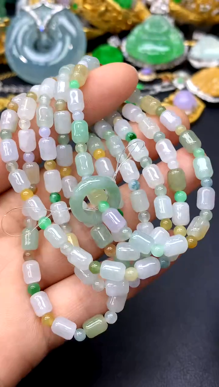 颈饰未镶嵌翡翠17-中国好珍宝