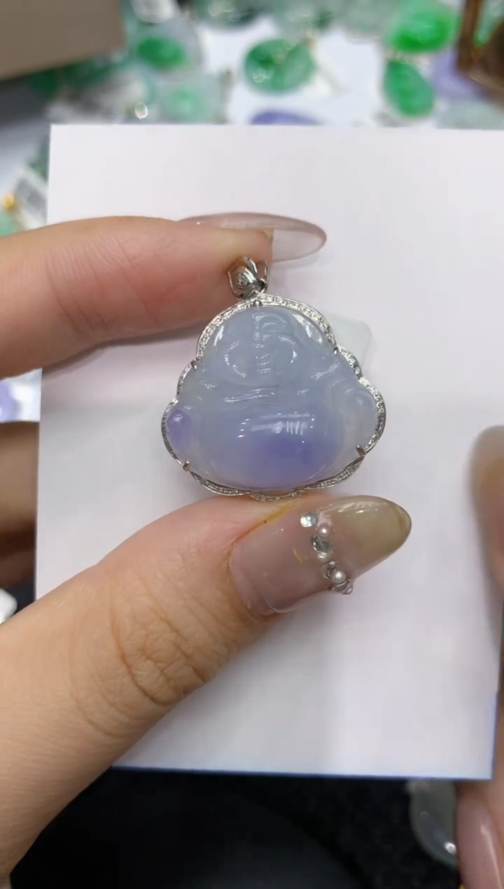 【闪购商品】翡翠颈饰18K金镶嵌222222222