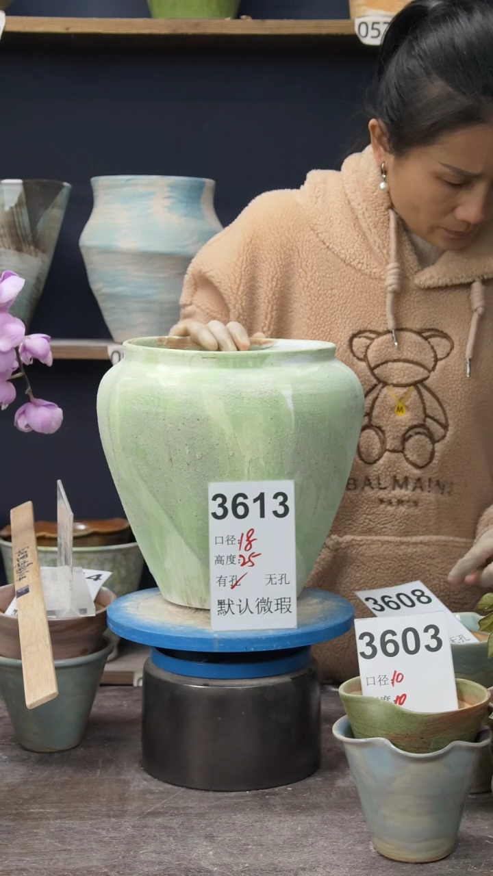 景德镇花盆默认微瑕3613