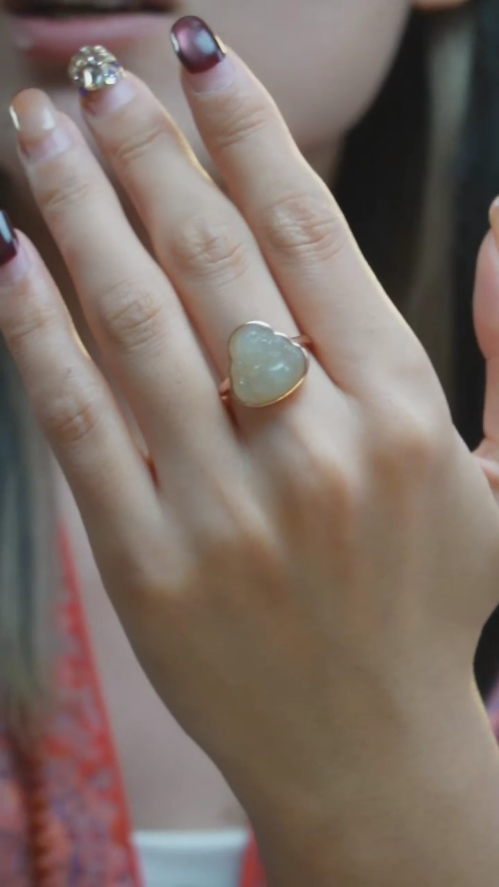 【闪购商品】和田玉戒指未镶嵌Z49