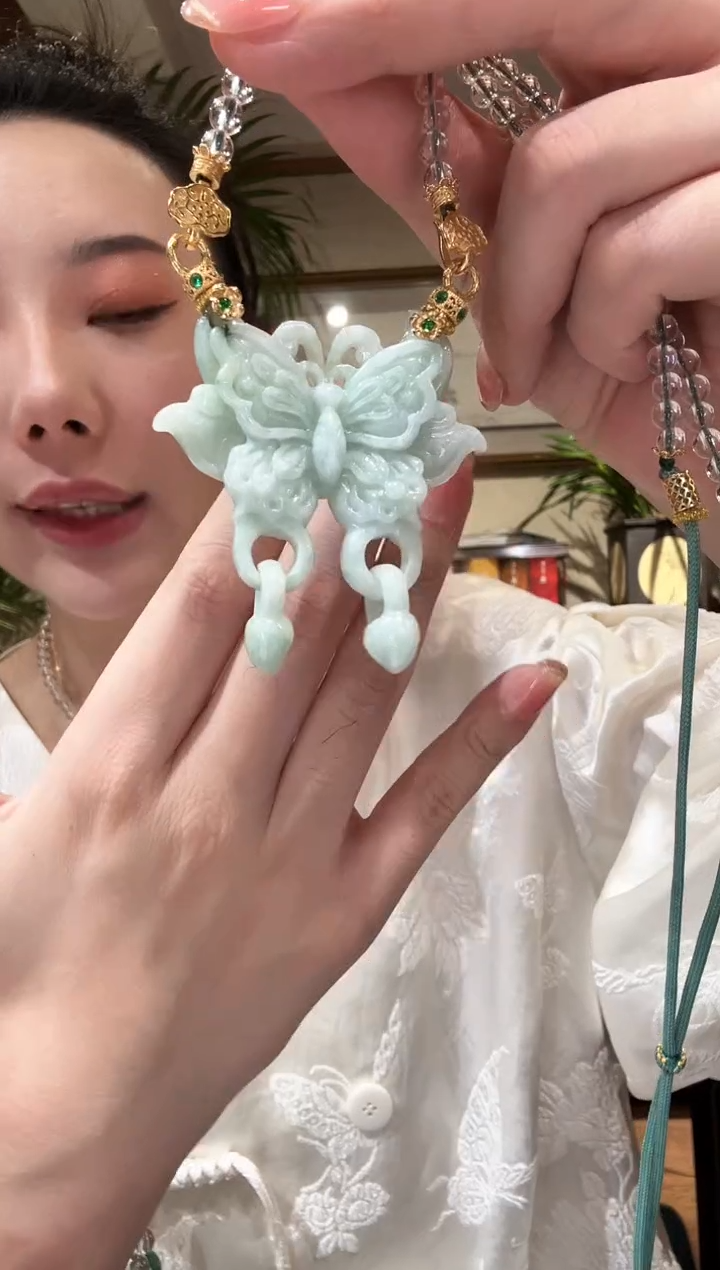 【闪购商品】翡翠颈饰未镶嵌国风