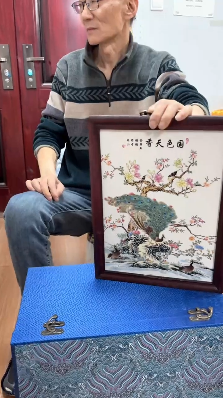摆件景德镇陶瓷瓷板画