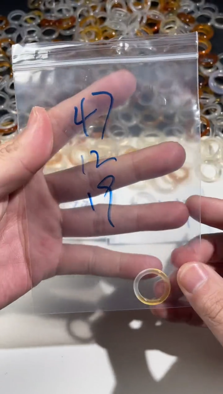 【闪购商品】玛瑙/玉髓戒圈未镶嵌47