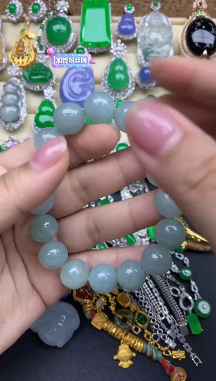 【闪购商品】翡翠手串未镶嵌38-中国好珍宝